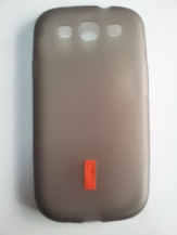 Силиконов гръб за Samsung i9300 Galaxy S3 с тапички Черен